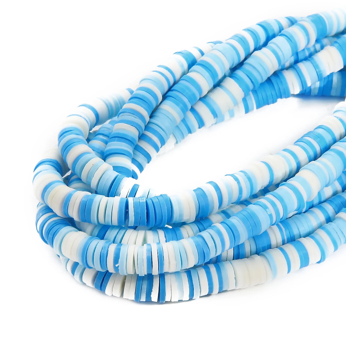 6mm 350Pcs Handmade Flat Round Polymer Clay Beads Chip Disk Loose Spacer Beads For DIY Jewelry Making Bracelet Mixed Color