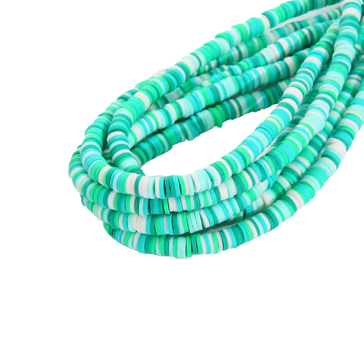 6mm 350Pcs Handmade Flat Round Polymer Clay Beads Chip Disk Loose Spacer Beads For DIY Jewelry Making Bracelet Mixed Color