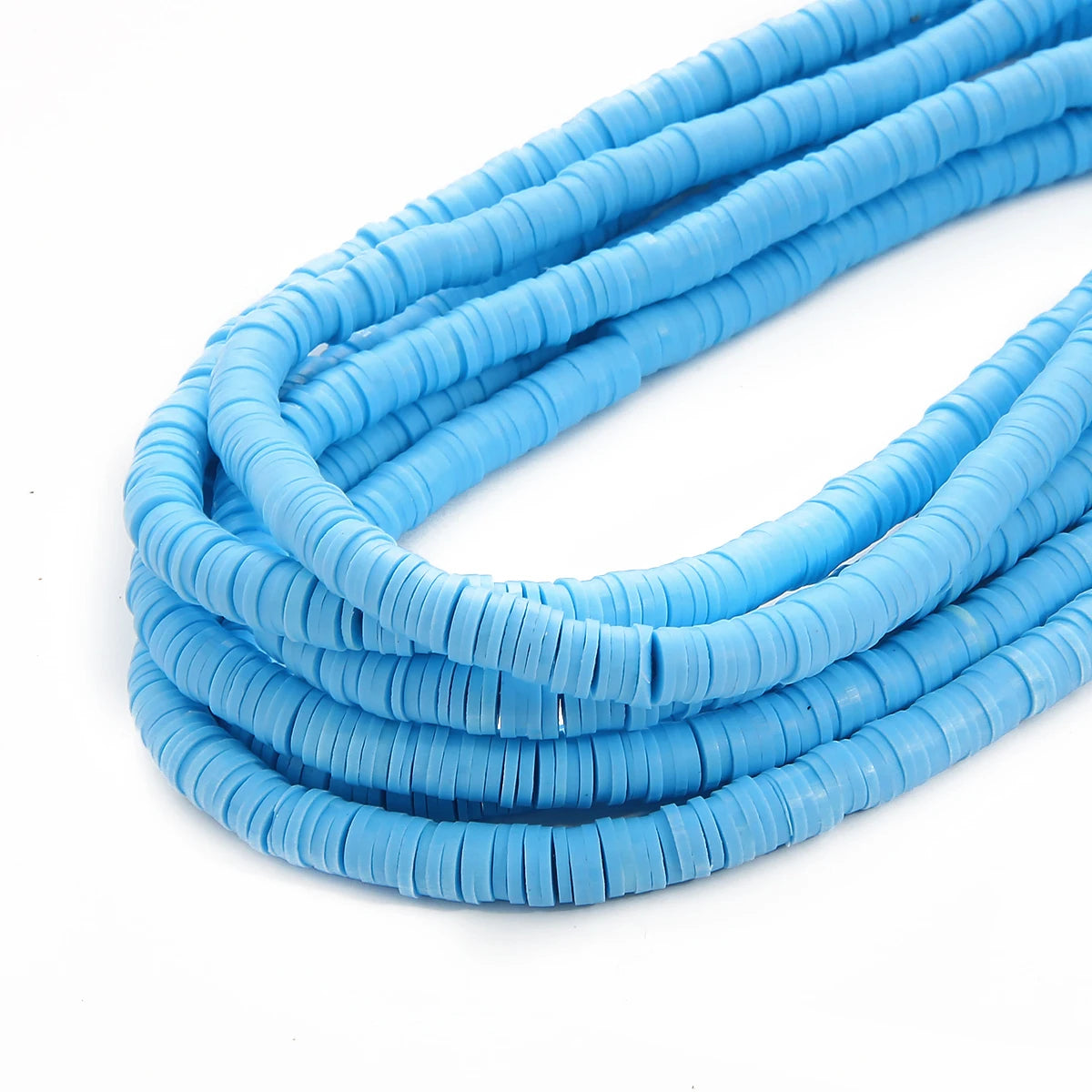 6mm 350Pcs Handmade Flat Round Polymer Clay Beads Chip Disk Loose Spacer Beads For DIY Jewelry Making Bracelet Mixed Color
