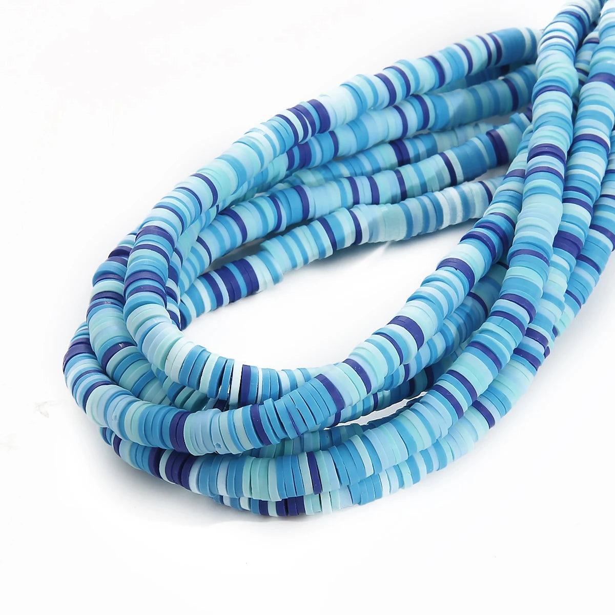 6mm 350Pcs Handmade Flat Round Polymer Clay Beads Chip Disk Loose Spacer Beads For DIY Jewelry Making Bracelet Mixed Color