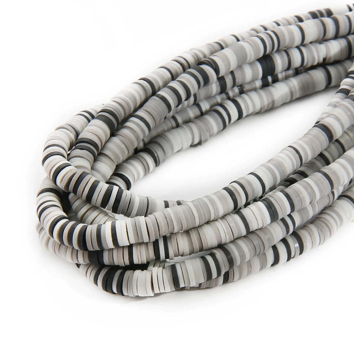 6mm 350Pcs Handmade Flat Round Polymer Clay Beads Chip Disk Loose Spacer Beads For DIY Jewelry Making Bracelet Mixed Color