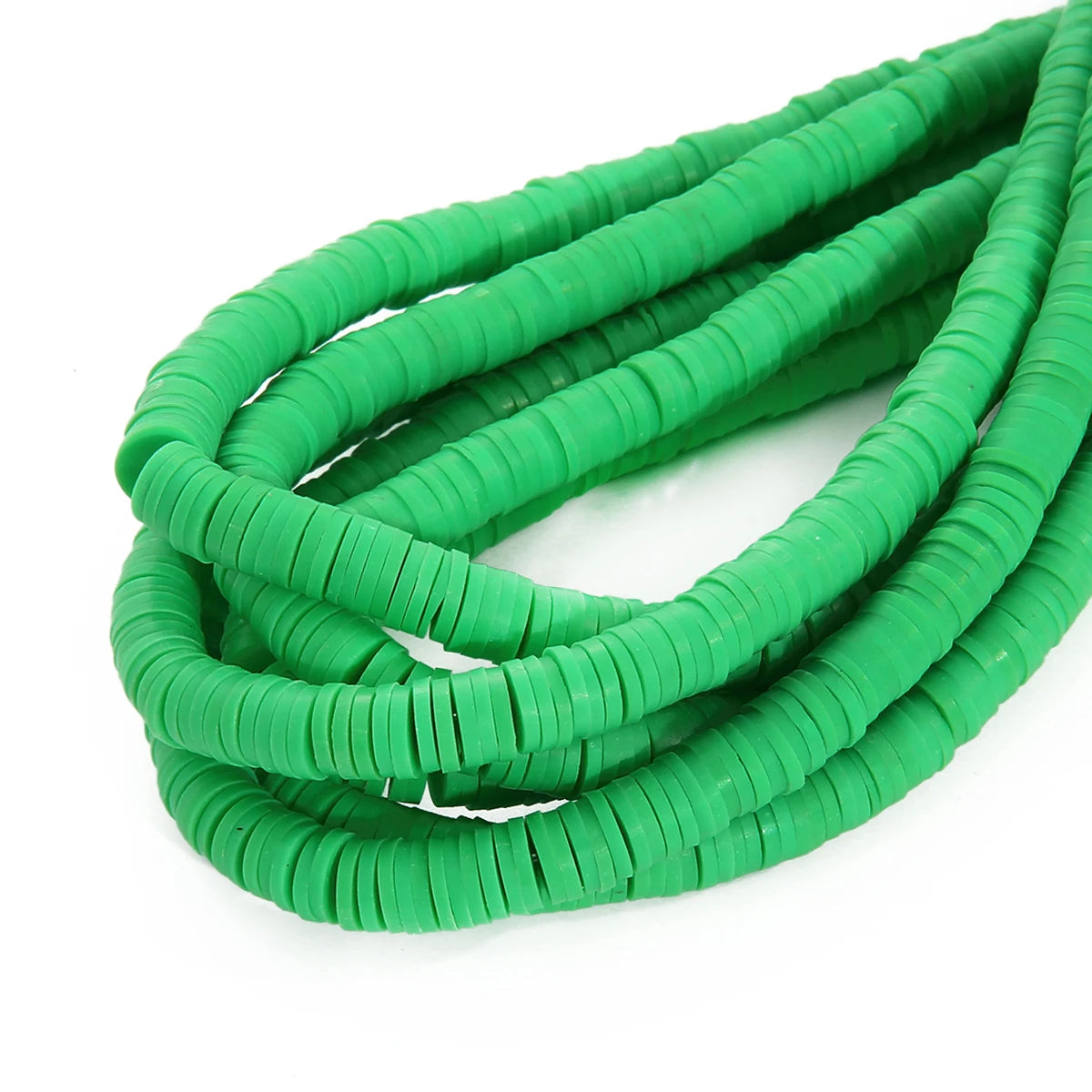 6mm 350Pcs Handmade Flat Round Polymer Clay Beads Chip Disk Loose Spacer Beads For DIY Jewelry Making Bracelet Mixed Color
