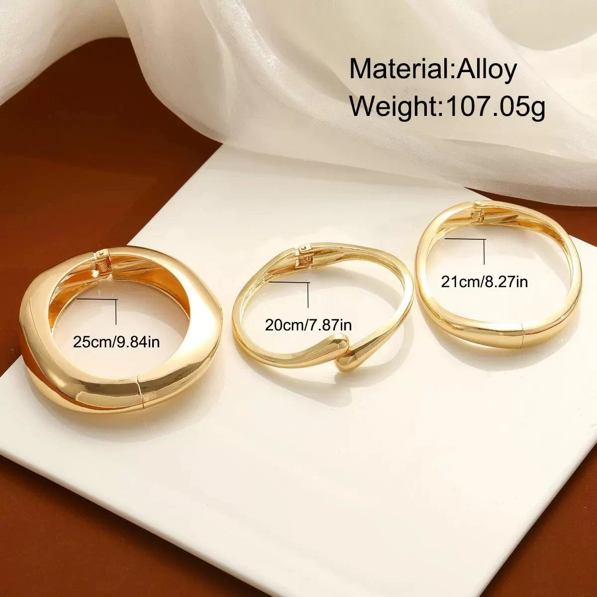 Simple Teardrop Shaped Bangle For Women And Teens Creative Gold And Silver Color Adjustable Cuff Open Bracelet Girls Fashion Jewelry
