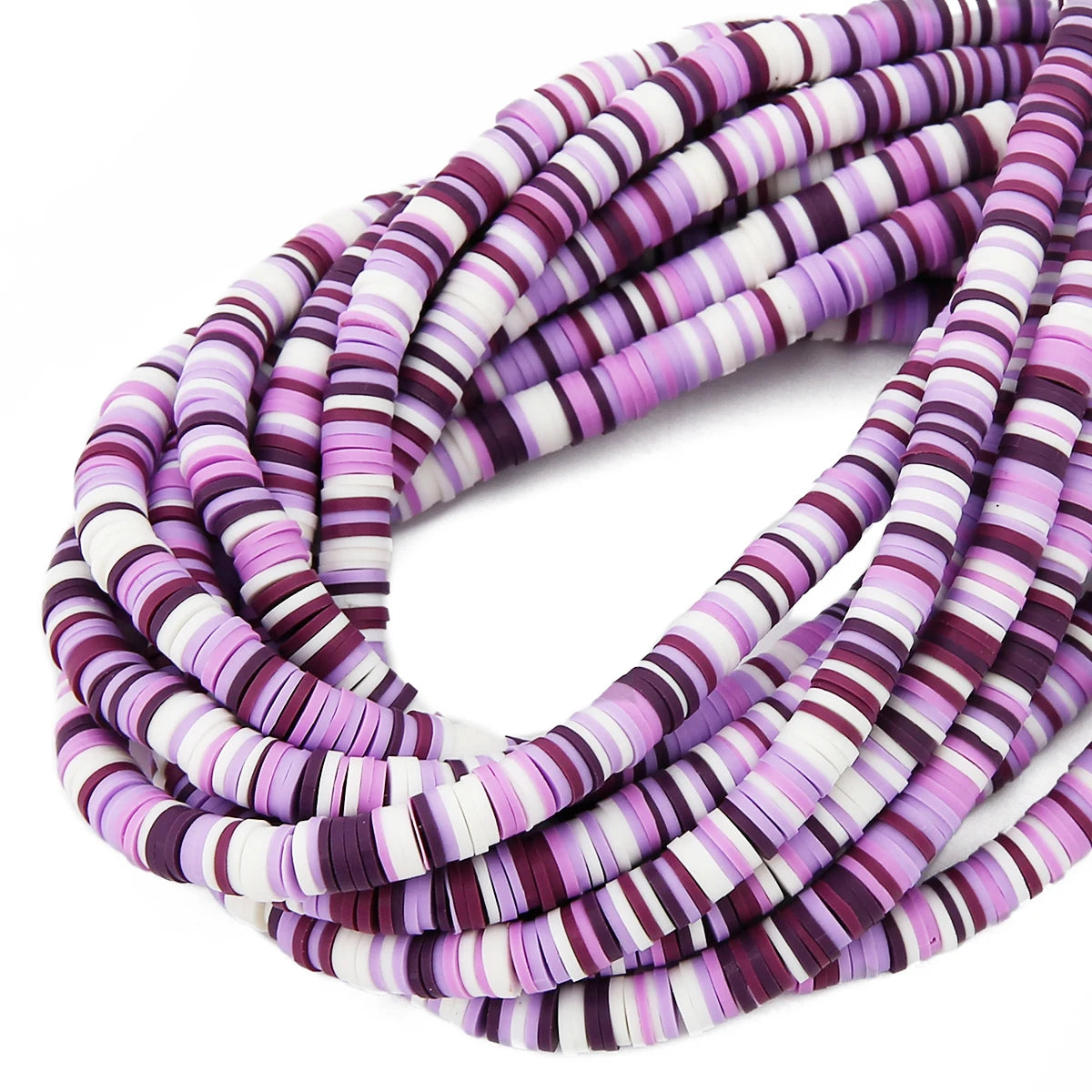 6mm 350Pcs Handmade Flat Round Polymer Clay Beads Chip Disk Loose Spacer Beads For DIY Jewelry Making Bracelet Mixed Color